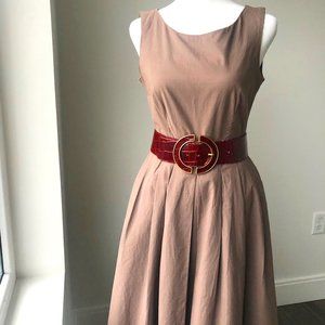 H&M Casual brown A line dress. US 4.